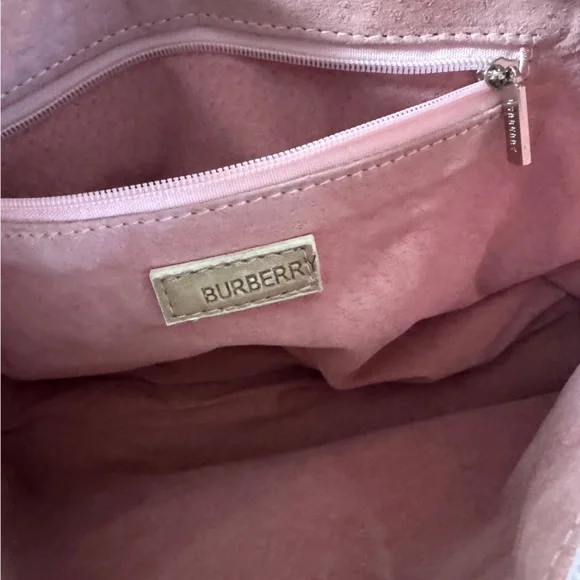 Burberry Blue Label Pink Nova Check Shoulder Bag Y2K Coquette - Picture 9 of 9